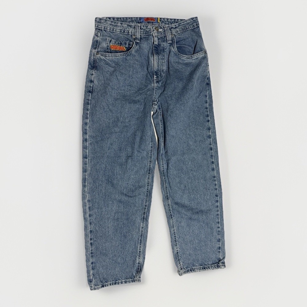 Vintage Empyre Jeans Mens 30 Y2K Skate Wide Leg‎ Baggy Zumiez Medium Wash